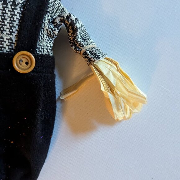 NWT Jack o' Lantern Scarecrow Halloween Decoration Floral Pick Straw Ashland NEW - Picture 6 of 8